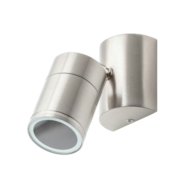 BHS Delting Outdoor Wall Light, Stainless Steel