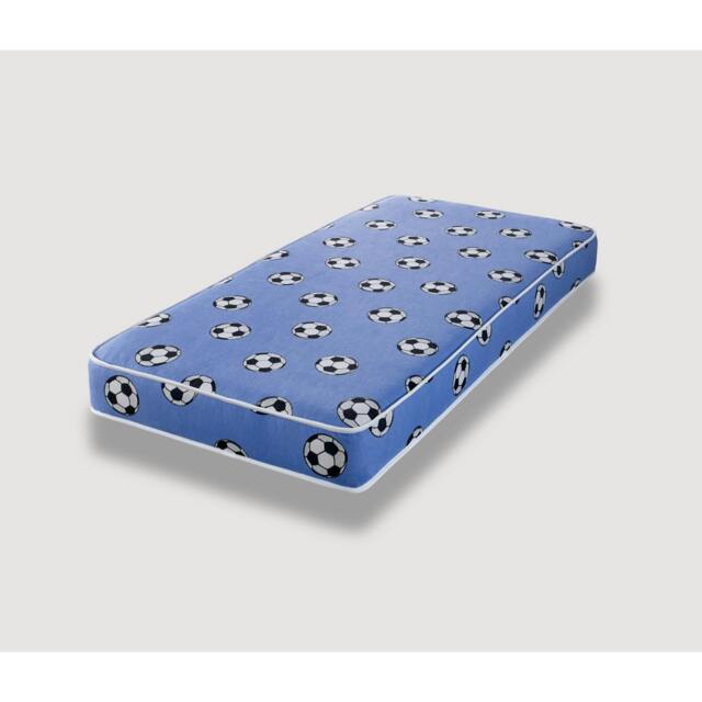 Cooltouch Sprung Hybrid Mattress - 17cm Deep, Plush Comfort Blue Short Single