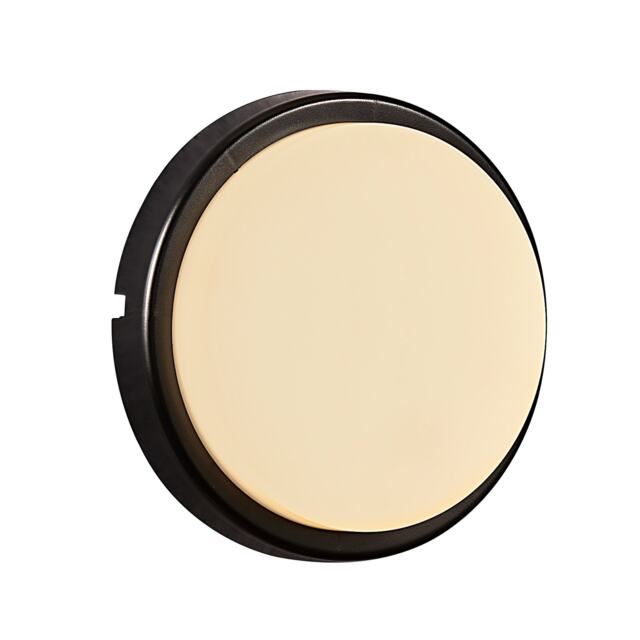 Nordlux Cuba Outdoor Wall Light Black Plastic Sensor Intergrated LED Ceiling or Wall Mounting - Mains Powered, IP54