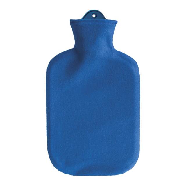 Sanger Contour Covered Hot Water Bottle Blue 2L Multi One Colour One Size 1