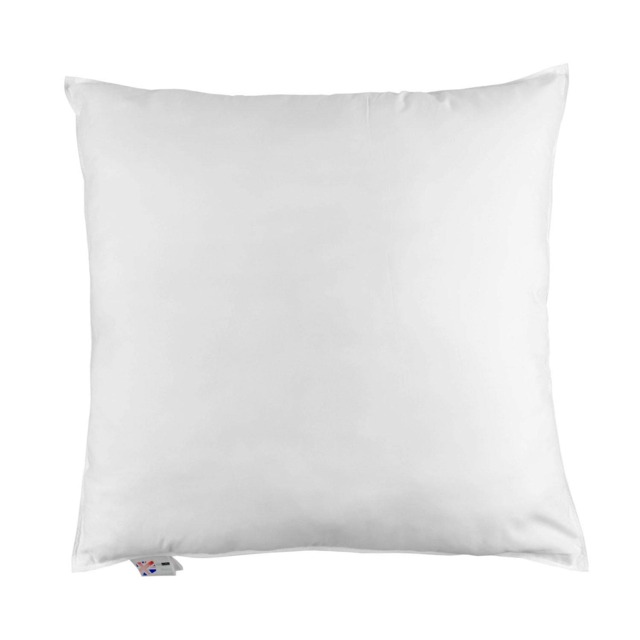 Homescapes Goose Down Euro Continental Square Pillow - 80cm x 80cm White