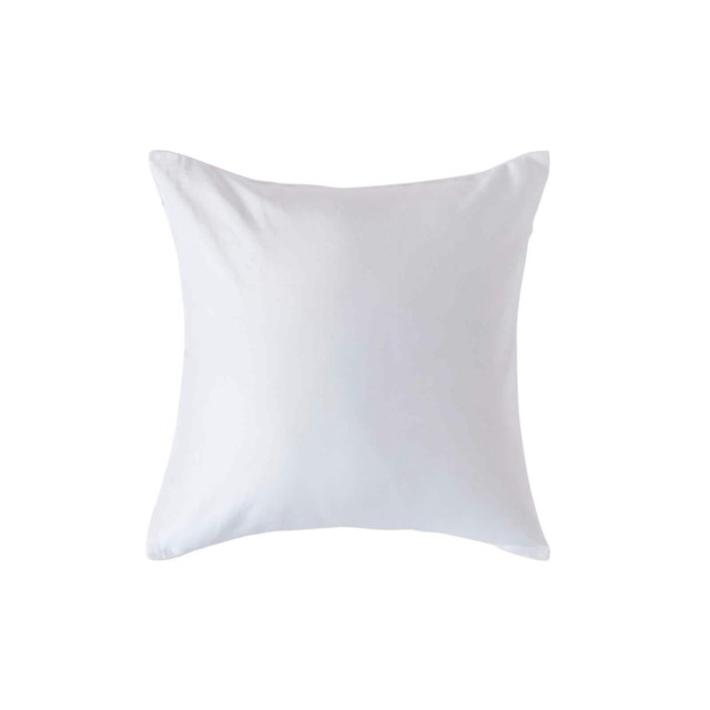 Homescapes White Organic Cotton European Size Pillowcase 400 TC - 40 x 40 cm