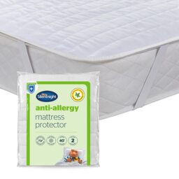 Silentnight Anti-Allergy Mattress Protector, Double White 1