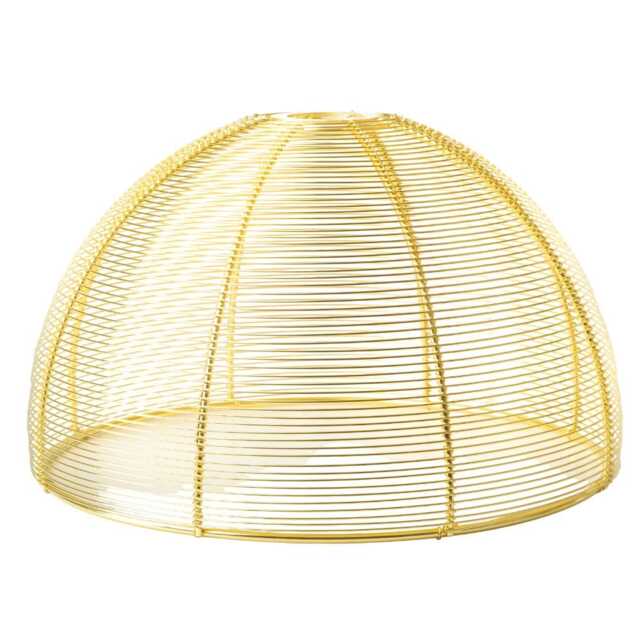 FabFinds Gold Dome Metal Lampshade
