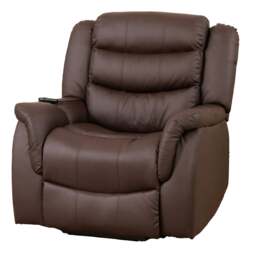 Almeira Electric Riser Recliner with Massage and Heat - Brown