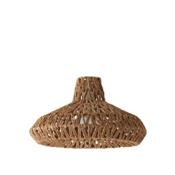 ValueLights Hamilton Weave Non Electric Pendant Shade Natural Brown