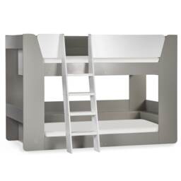 Cobaltwood Bunk Bed Taupe & White - Single (90cm)