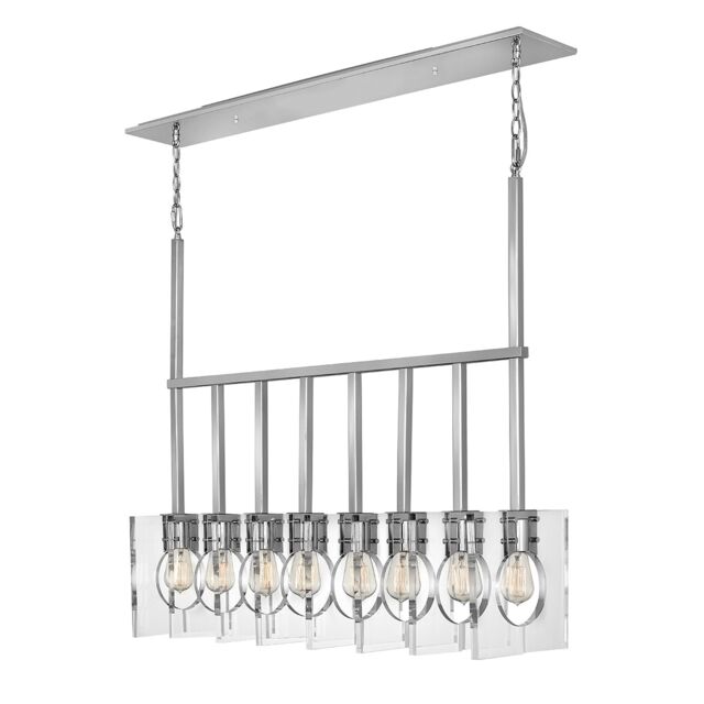 Lisa McDennon by Hinkley Ludlow 8 Light Pendant Polished Nickel