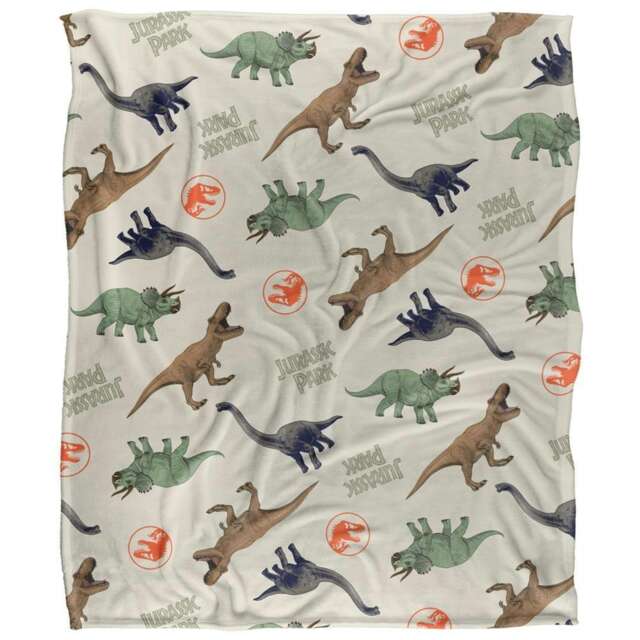 Jurassic Park All-Over Print Blanket - Multicoloured - One Size