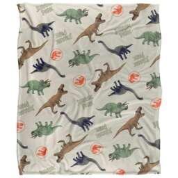 Jurassic Park All-Over Print Blanket - Multicoloured - One Size