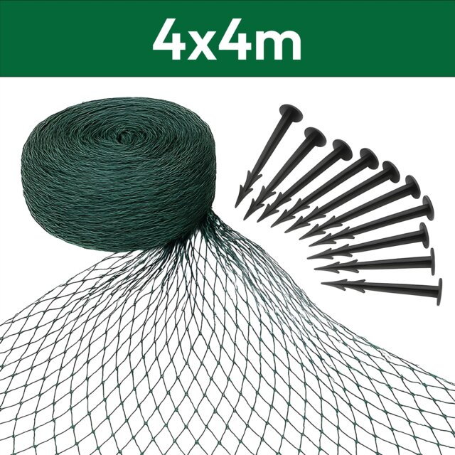 Pisces 4 x 4m Pond Protection Netting with 10 Pegs