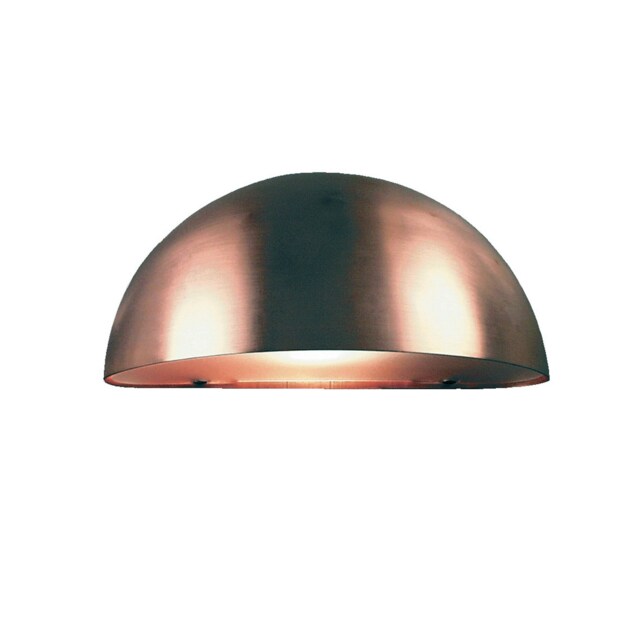 Nordlux Scorpius Outdoor Wall Light Brown Copper Solar E14 Sensor Coastal/Marine Safe - Mains Powered, IP33