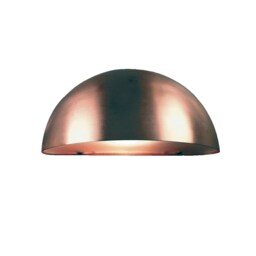 Nordlux Scorpius Outdoor Wall Light Brown Copper Solar E14 Sensor Coastal/Marine Safe - Mains Powered, IP33