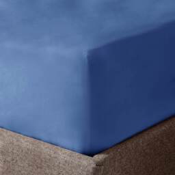 Velosso Microfibre Easy Care Fitted Sheet Blue Blue Single
