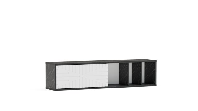 Decorotika Teo Floating TV Unit for TV's up to 55 inches with MDF Sliding Door