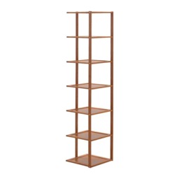 Living and Home 7 Tier Bamboo Shoe Rack - Brown