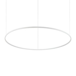Oracle Slim 150cm Non Dim 3000K Round Integrated Led Pendant Ceiling Light White