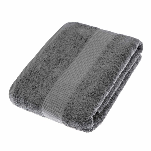 Homescapes Turkish Cotton Grey Bath Sheet