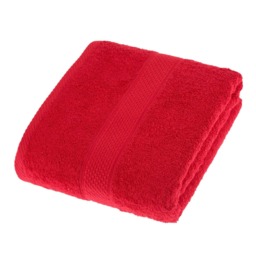 Homescapes Turkish Cotton Red Bath Towel