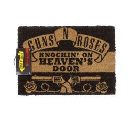 Guns N Roses Official Knockin On Heavens Door Door Mat - Brown/Black - One Size