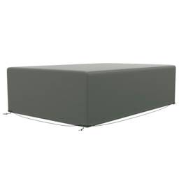 Outsunny UV Rain Protective Cover or Garden Wicker Rattan Dark Grey Grey Dark Grey