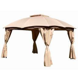Rio Gazebo - L365 x W300 x H260 cm - Mocha