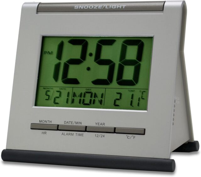 Acctim Apex Digital Alarm Clock Smartlite Crescendo Alarm Date & Temperature Display