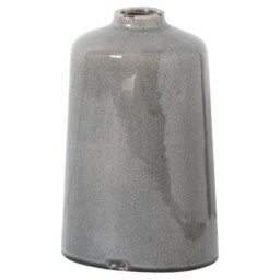 Hill Interiors Garda Liv Glazed Vase Grey Grey 28cm x 18cm x 18cm 1