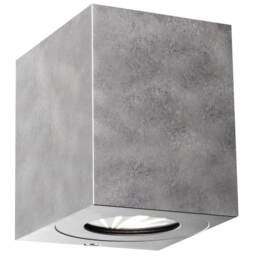 Nordlux Canto Outdoor Wall Light Silver Galvanized steel Sensor Intergrated LED Coastal/Marine Safe - Mains Powered, IP44