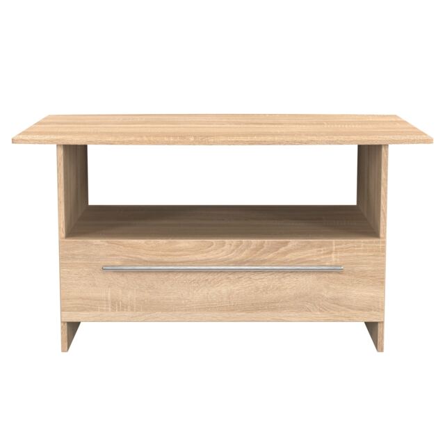 Carlton Bottom Drawer Coffee Table in Bardolino Oak (Ready Assembled) Brown Bardolino Oak