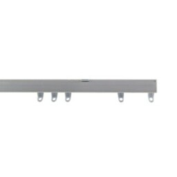 430cm Silver Fineline Aluminium Curtain Track Silver Silver