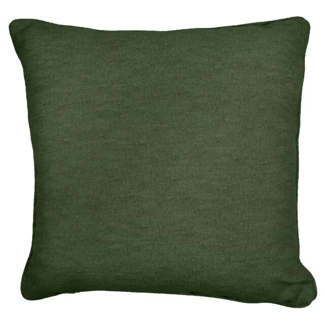 Fusion Sorbonne Filled Cushion Bottle Green
