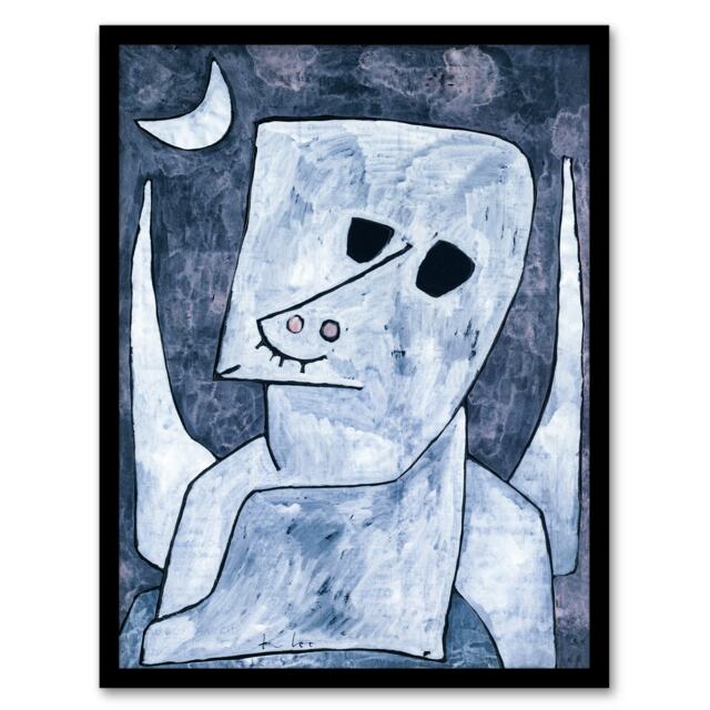 Paul Klee Framed Wall Art Print Angel Applicant Abstract Painting Home Décor