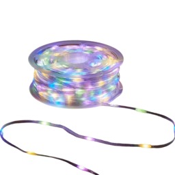 75m Light up Christmas Two Tone String Lights with 1000 Warm White & Multi-Coloured LEDs