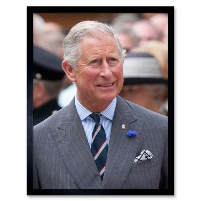King Charles III Third Scotland United Kingdom Dan Marsh Framed Wall Art Print