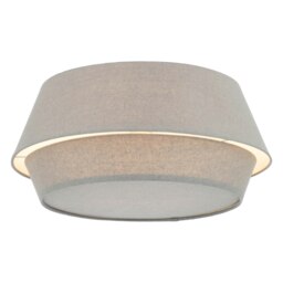 BHS Elter Easy Fit Light Shade, Grey Multi 1