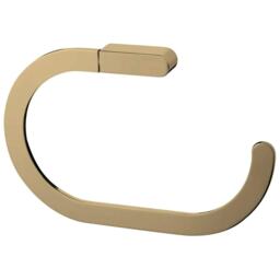 Oval Holder Round Towel Hanger Bathroom Gold Colour Finished Zamak Wall Mounted