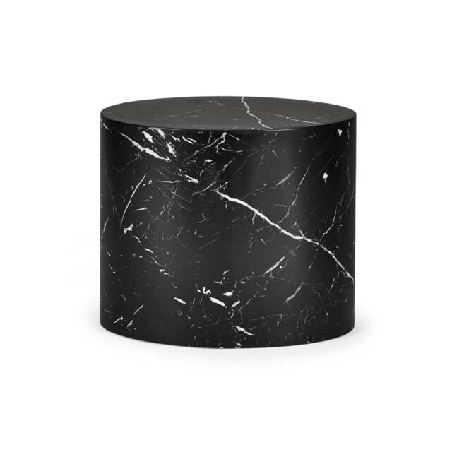 Sorrento Nest Of 2 Tables in Black Marble Effect