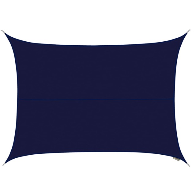 3m x 2m Rectangle Water Resistant Blue Sun Shade Sail