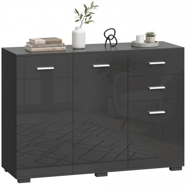 HOMCOM Modern Sideboard Kitchen Storage Cabinet