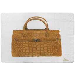 Stylish Brown Bag Rug Multi