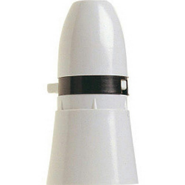 Dencon 1/2 Switched Long Skirt Lamp Holder White - White - One Size