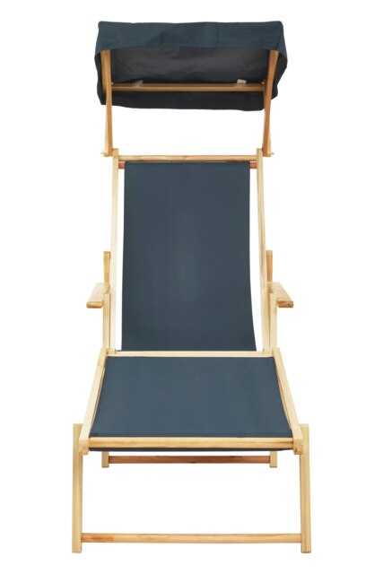 Orsina Khaki Lounger, Easy to Clean Outdoor Lounger Chair, Weather-resistant Chaise Lounge, Space-saver Lounger