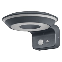 Osram ENDURA Style Glow Solar Wall Light Sensor 3000K Grey