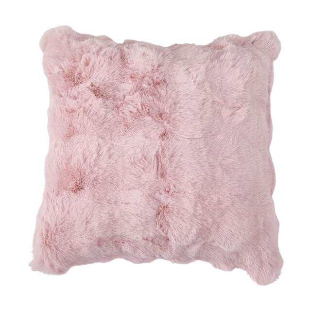 Living and Home Plush Throw Pillow Cover Pillowcase,Pink-45x45cm Pink