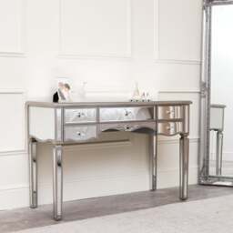 Large Mirrored Dressing Table - Tiffany Range