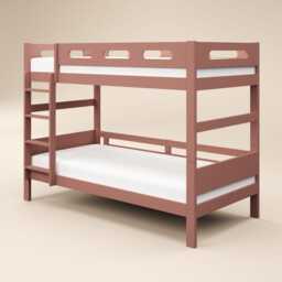 Flair Elijah Detachable Wooden Bunk Bed Pink