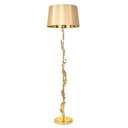 BHS Brookby Floor Lamp, Satin Brass