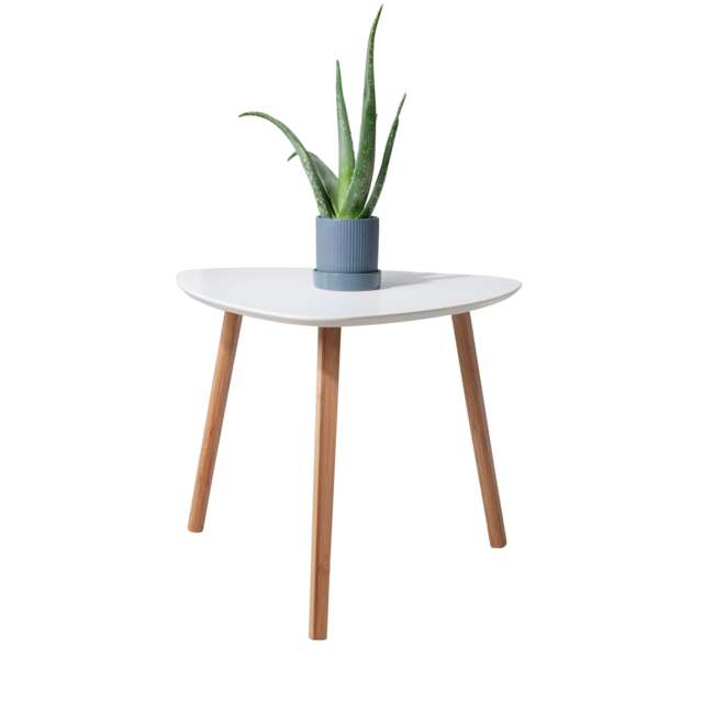 Malme Large Outdoor Side Table for Balcony & Patio in White White Large 1