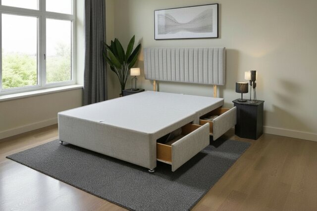 Emily Divan Bed Base 2 Drawers And Headboard